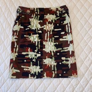 NWOT Etcetera Women’s Pencil Skirt Camo Sz 8